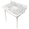 Fauceture KVPB3622M8SQ6 36" Console Sink with Brass Legs (8-Inch, 3 Hole), Marble White/Polished Nickel KVPB3622M8SQ6 - alternate 1